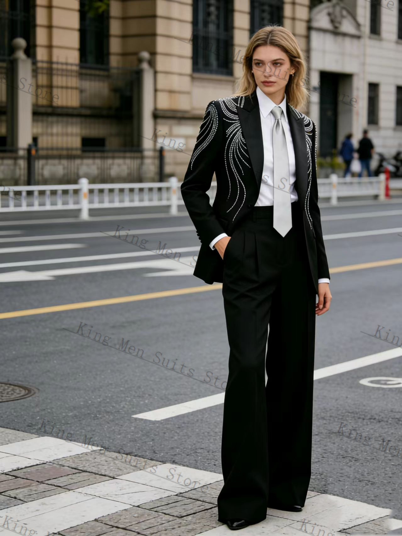 Women Formal Wear Black - Black Women Suit Set 2 Pcs