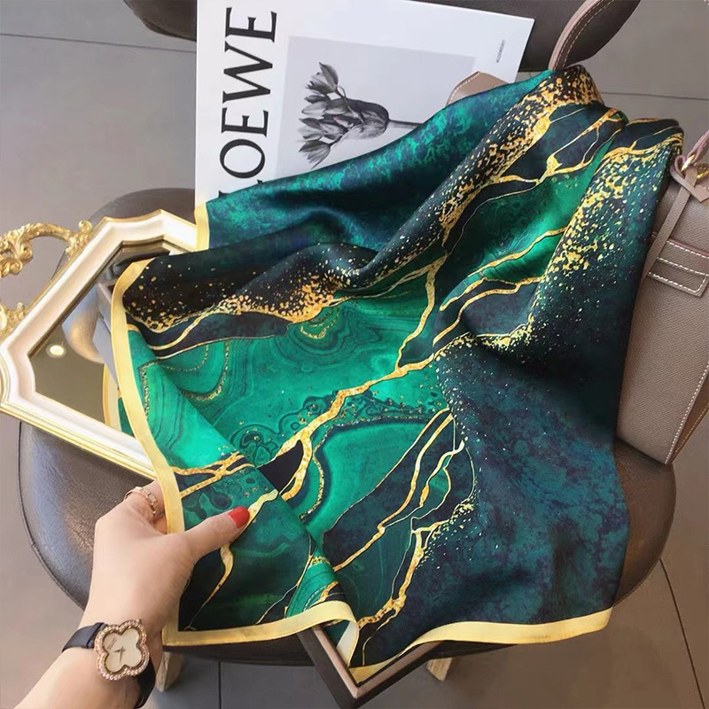 Scarf Silk Neck - 70x70cm Women Scarf Silk Feeling Hair