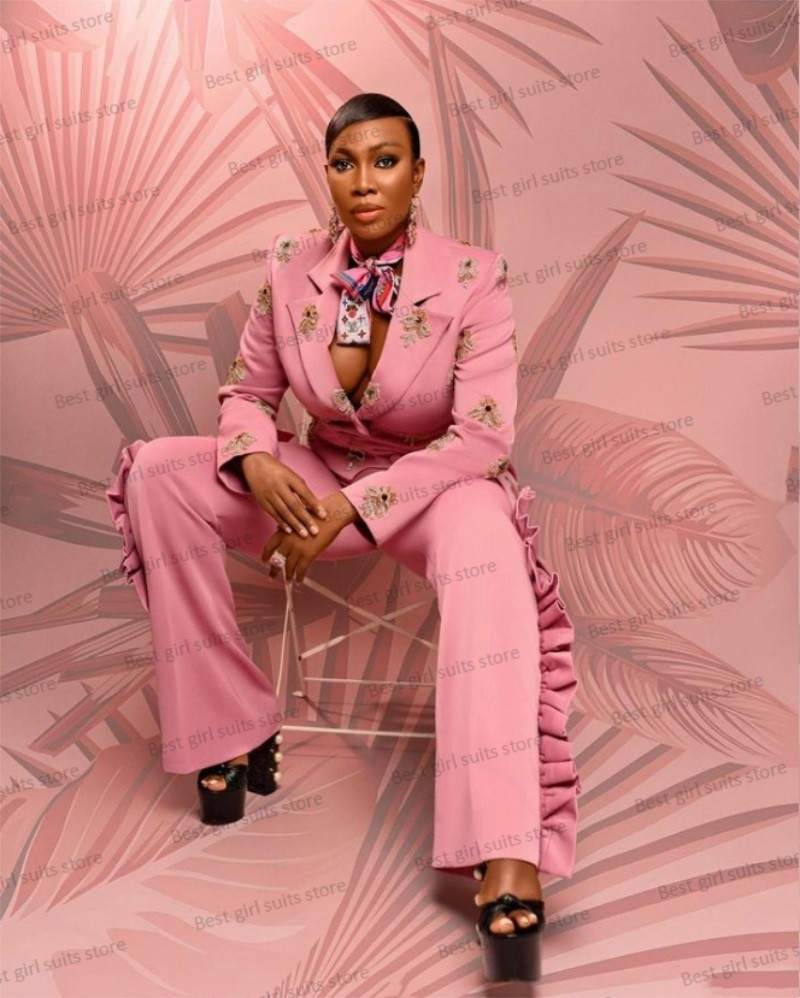 Pink Wedding Women Suit Set Bl - Women'S Formal Wear For A Wedding recension och pris