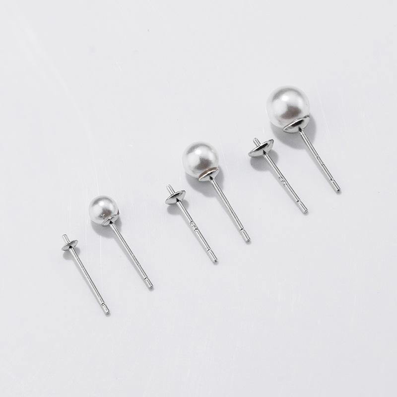 S925 Sterling Silver Earrings  - Pearl Earring Stud recension och pris