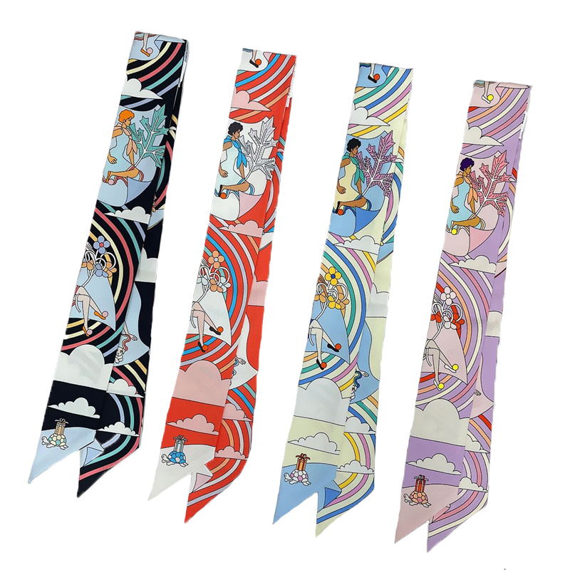 Women 100% Mulberry Silk Scarf - Scarf Silk Neck recension och pris