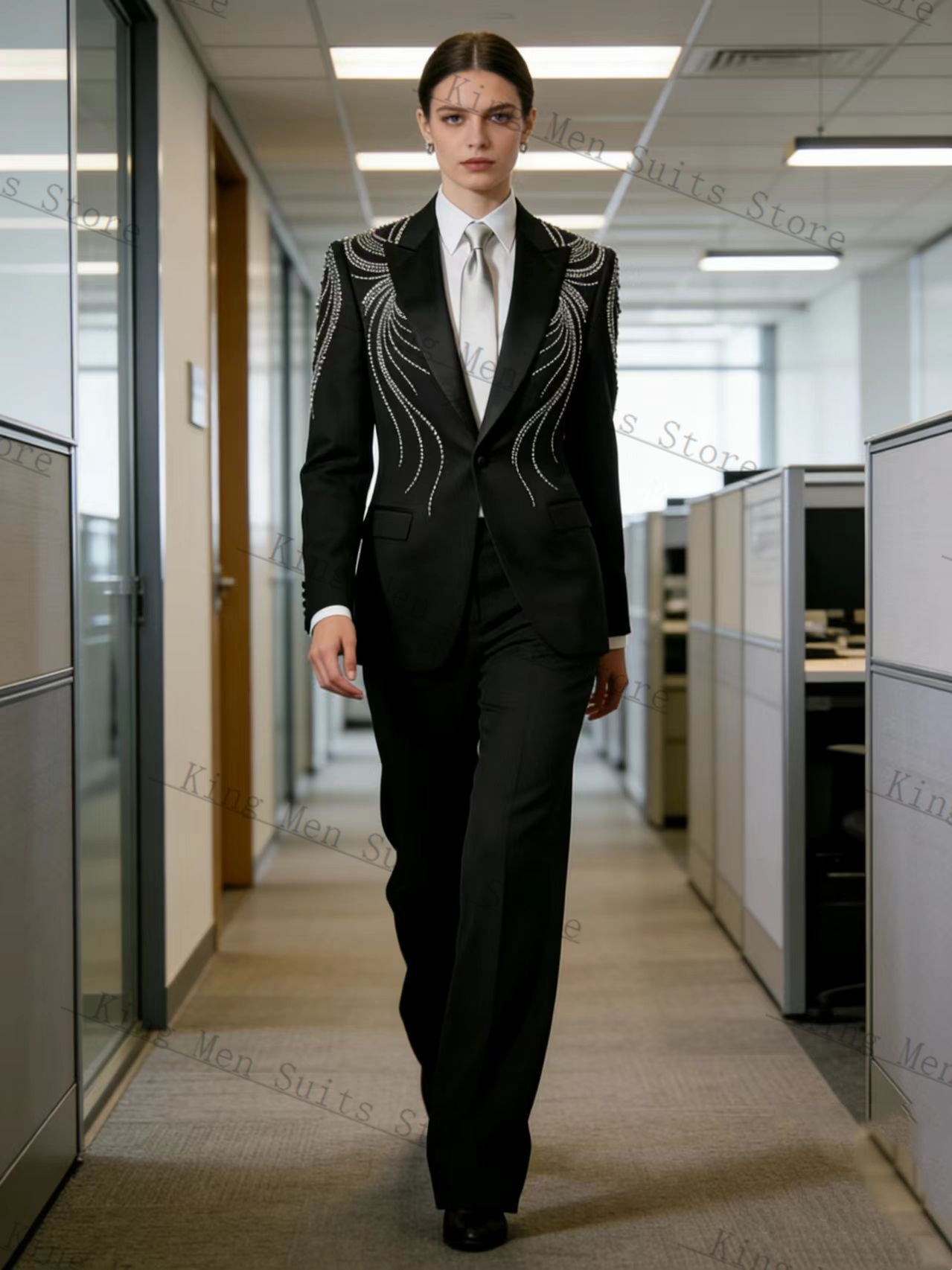 Black Women Suit Set 2 Pcs Bla - Women Formal Wear Black recension och pris