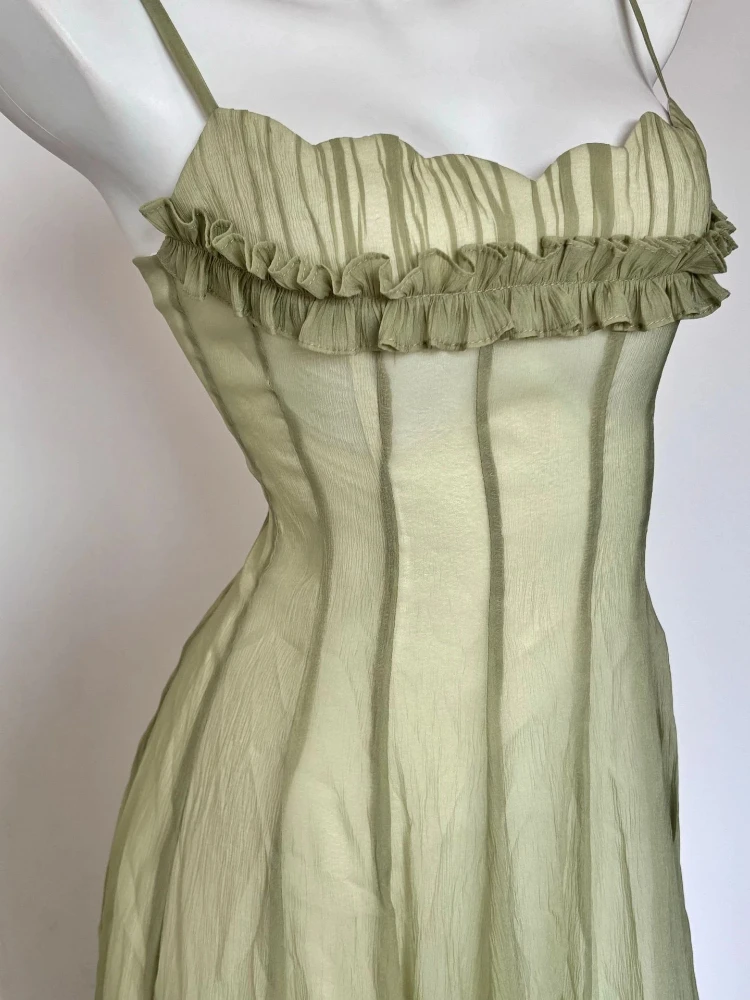 Vintage Fairy Grungy Green Lon - Women'S Green Formal Wear recension och pris
