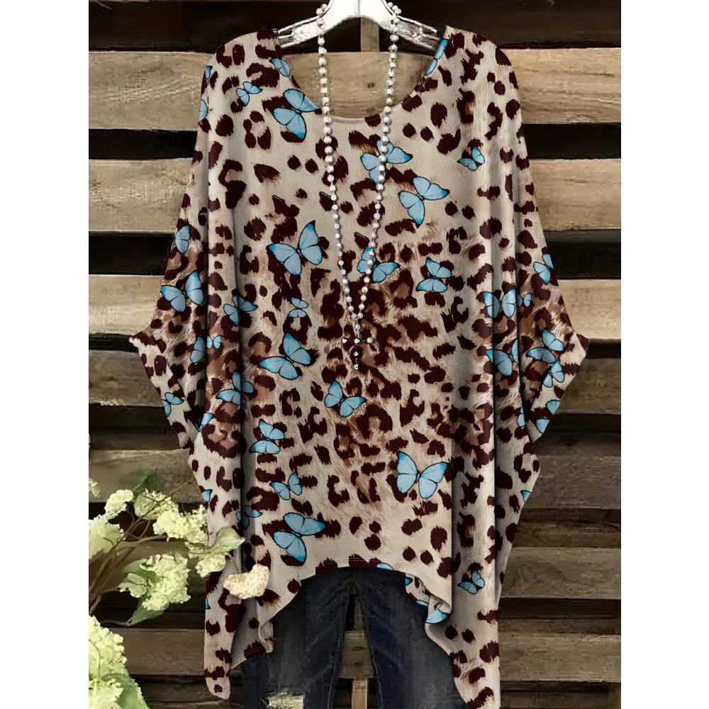 Women's Fashion Animal Print T - Women'S Formal Day Wear recension och pris