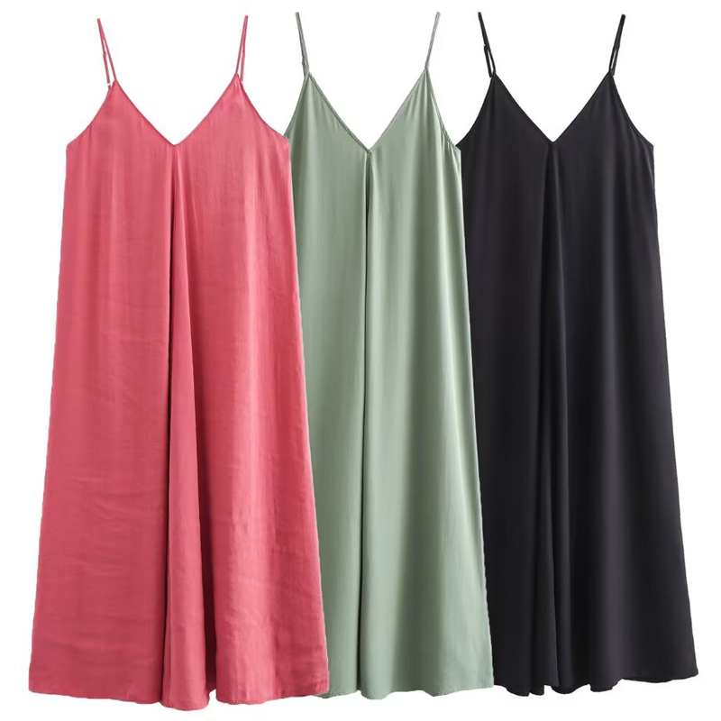 HXAO 2025 Womens Dresses Slip  - Women'S Green Formal Wear recension och pris