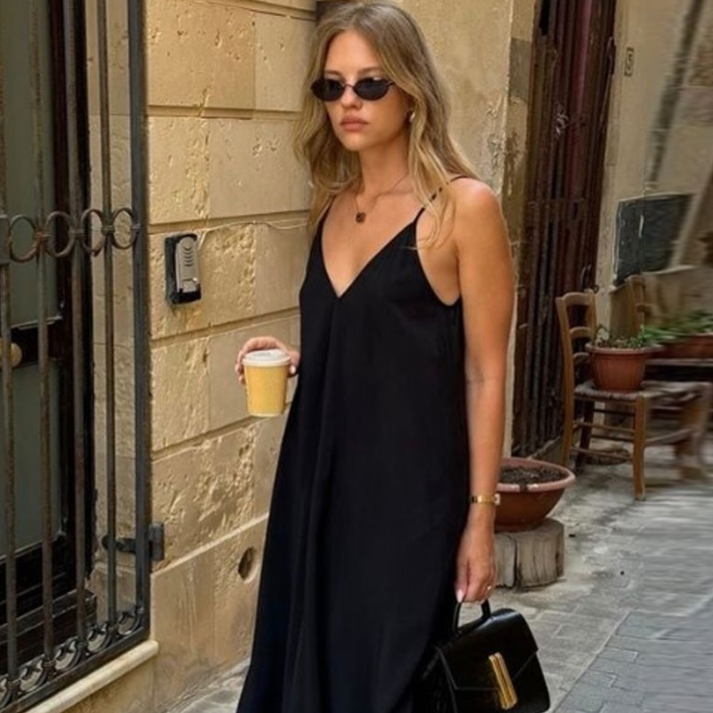 HXAO 2025 Womens Dresses Slip  - Women'S Green Formal Wear recension och pris
