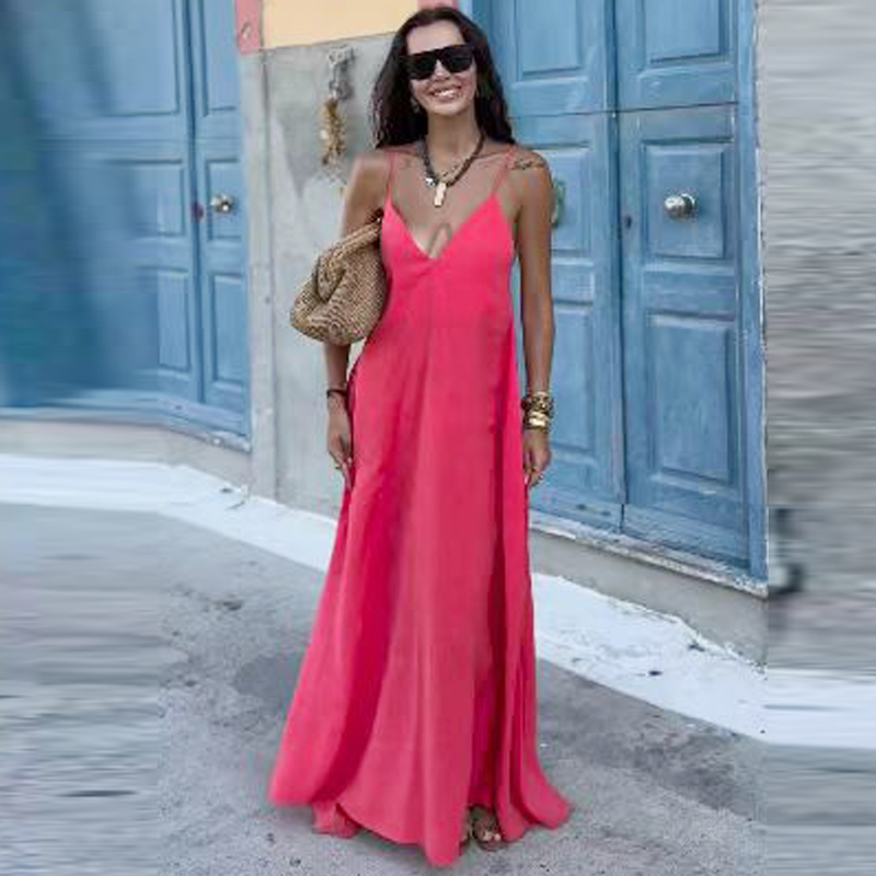 HXAO 2025 Womens Dresses Slip  - Women'S Green Formal Wear recension och pris