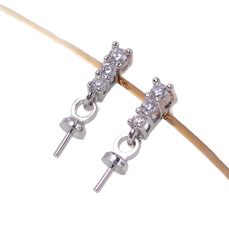 Domestic Copper 14K Gold, Prin - Pearl Earring Stud recension och pris