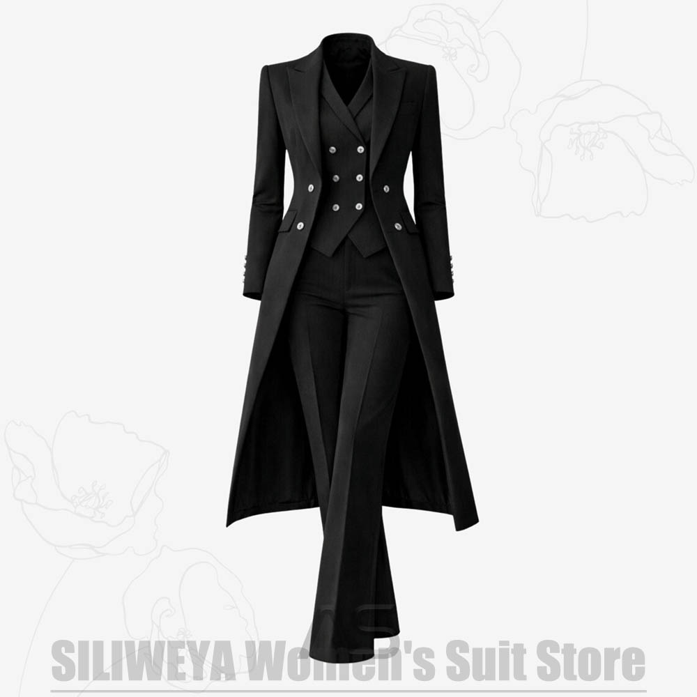 Women's Suit 3 Piece Double Br - Women'S Formal Wear For A Wedding recension och pris