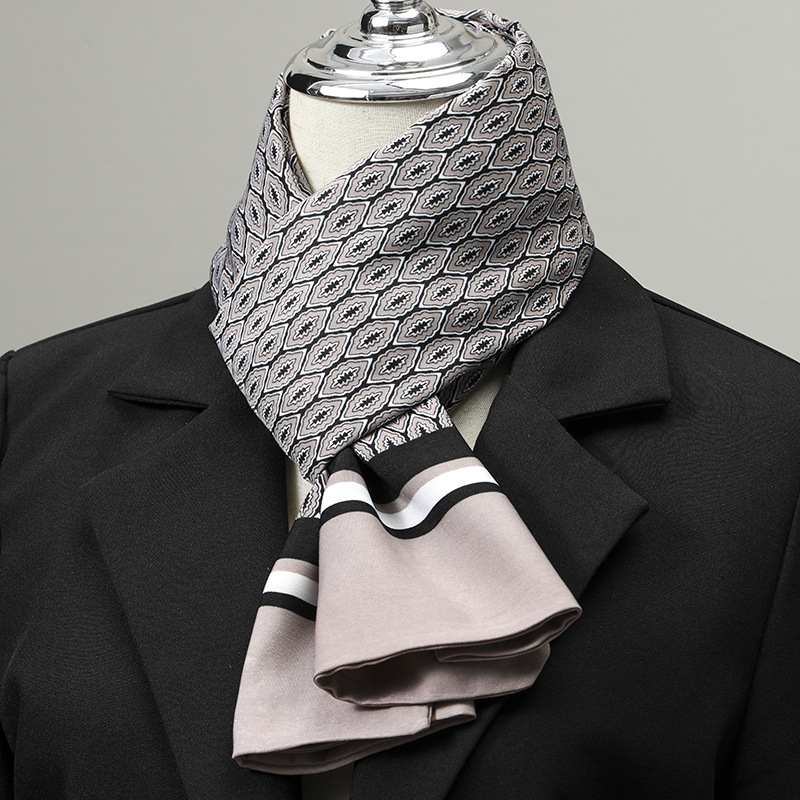 Men's Scarf Imitation Silk Nec - Scarf Silk Neck recension och pris