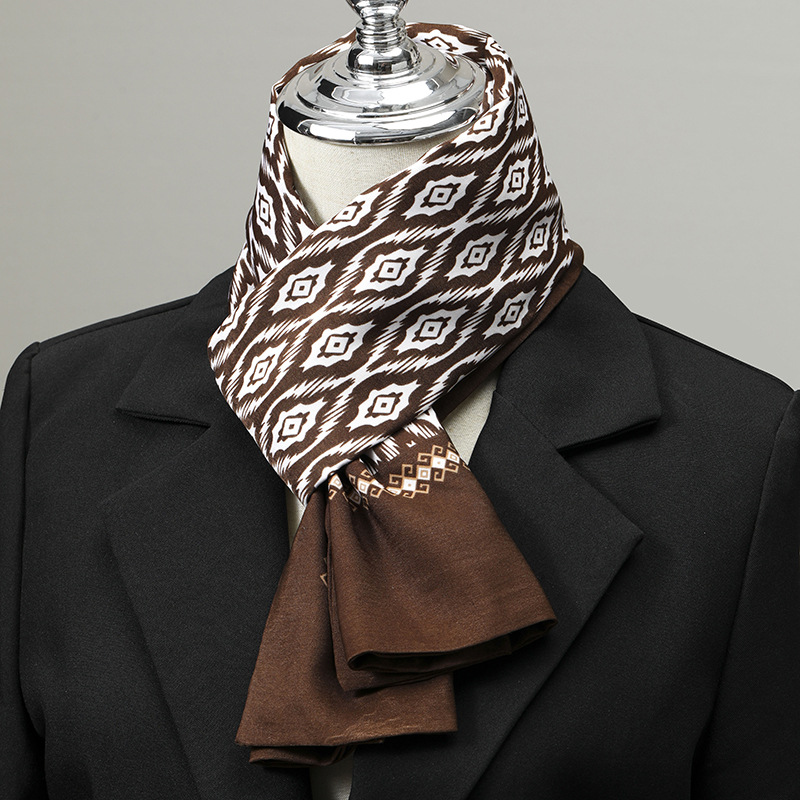 Men's Scarf Imitation Silk Nec - Scarf Silk Neck recension och pris