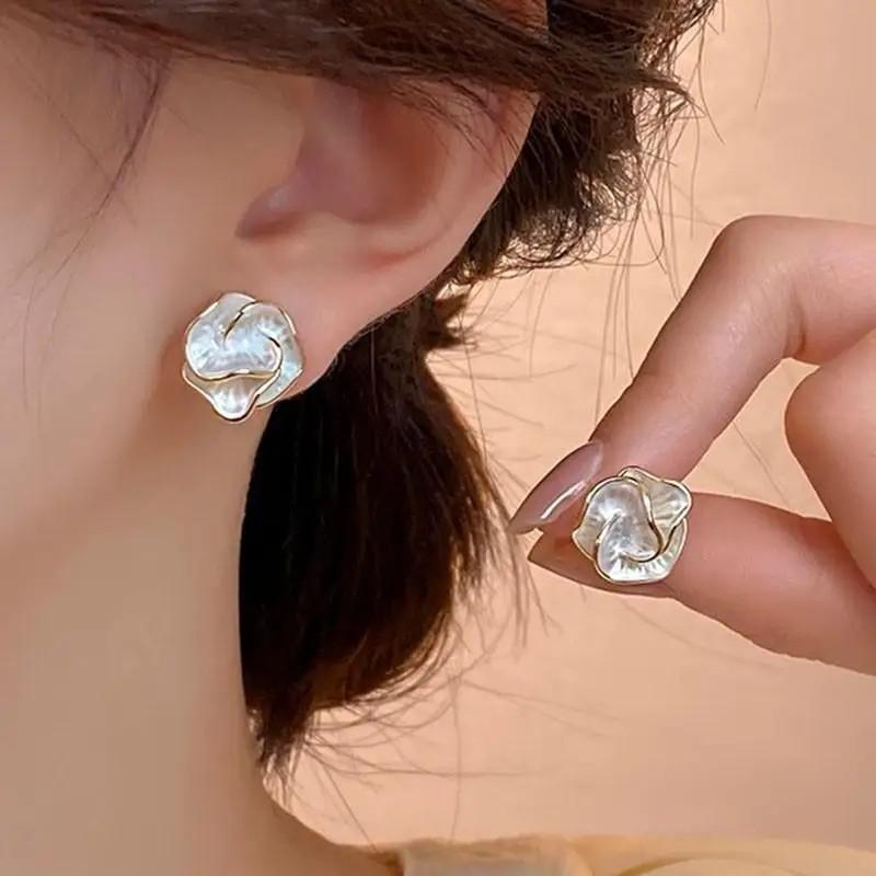 925 Silver Needle Vintage Purp - Pearl Earring Stud recension och pris