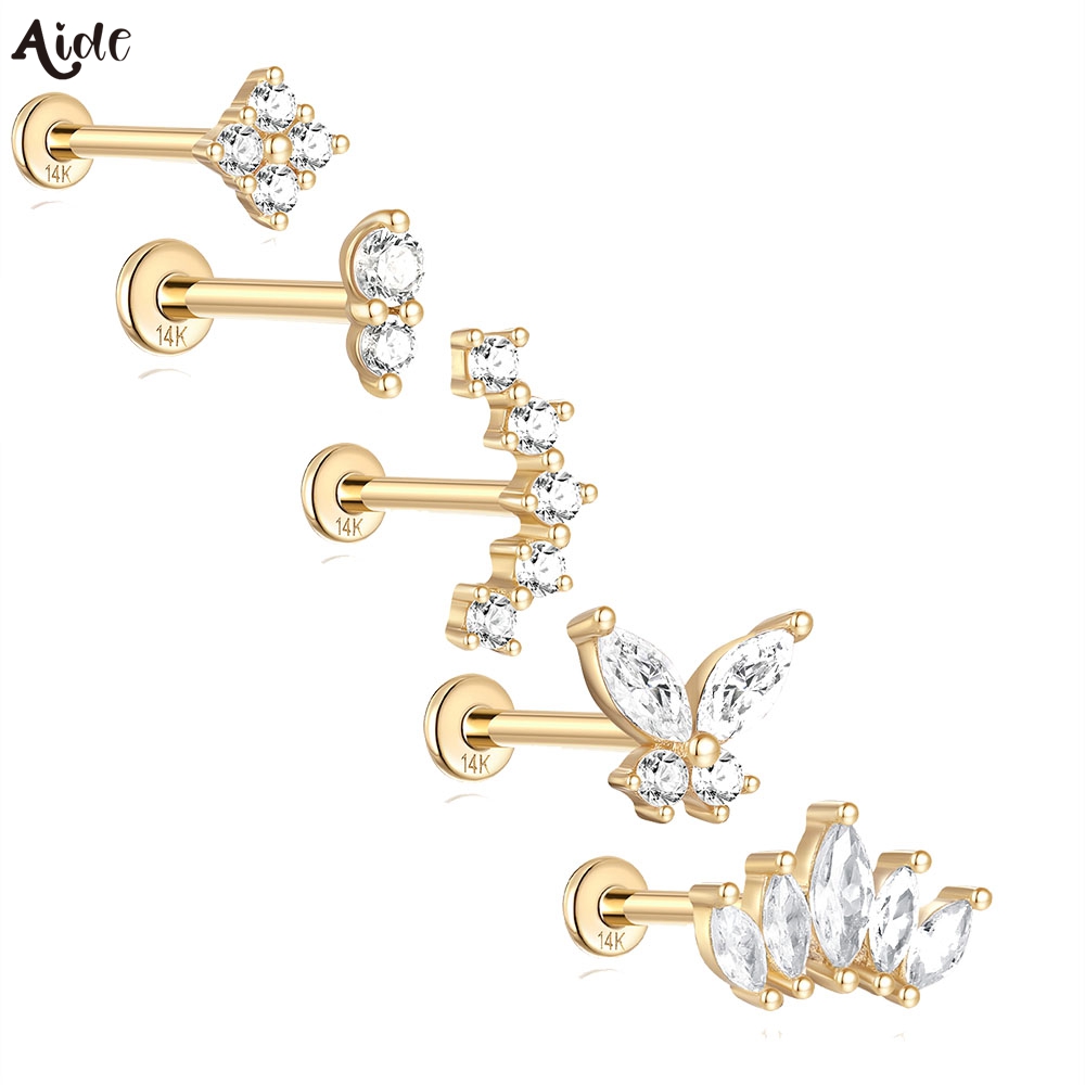 Aide DIY Zircon Pearl Earring  - Pearl Earring Stud recension och pris