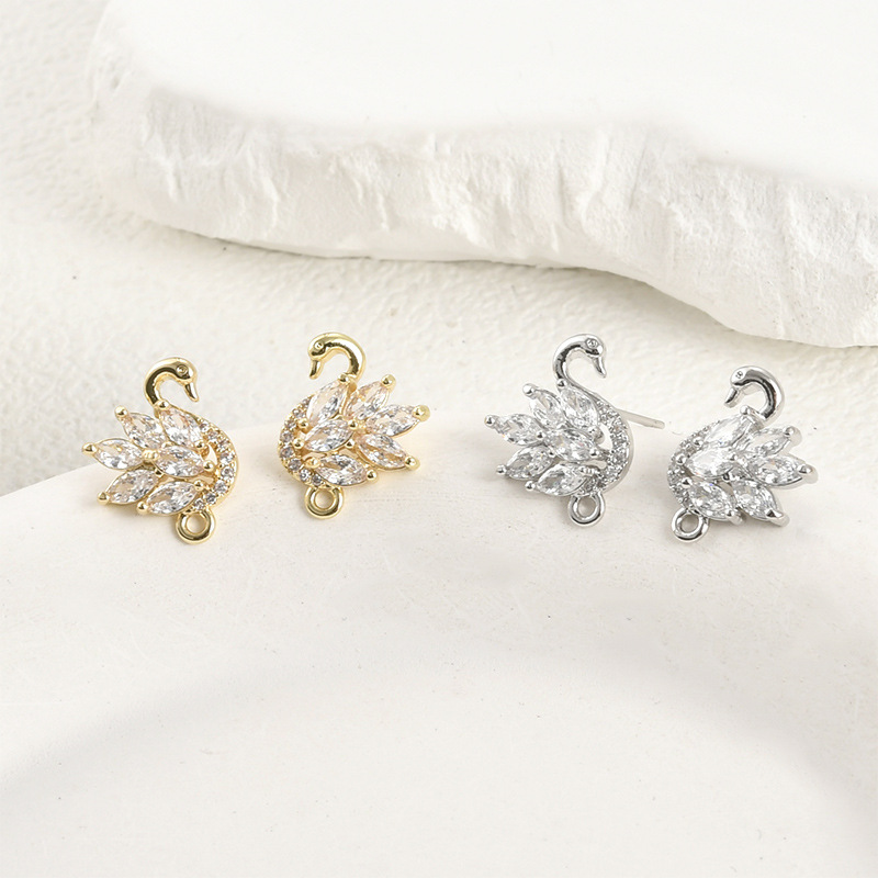 14k Electroplated Real Gold Co - Pearl Earring Stud recension och pris