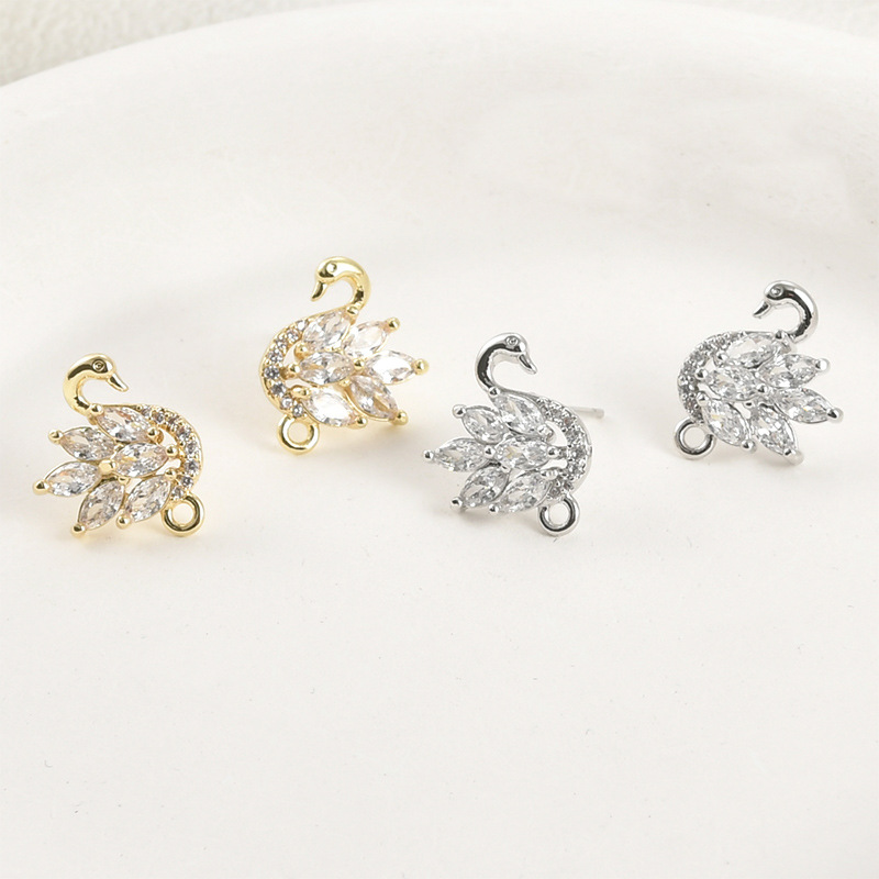 14k Electroplated Real Gold Co - Pearl Earring Stud recension och pris